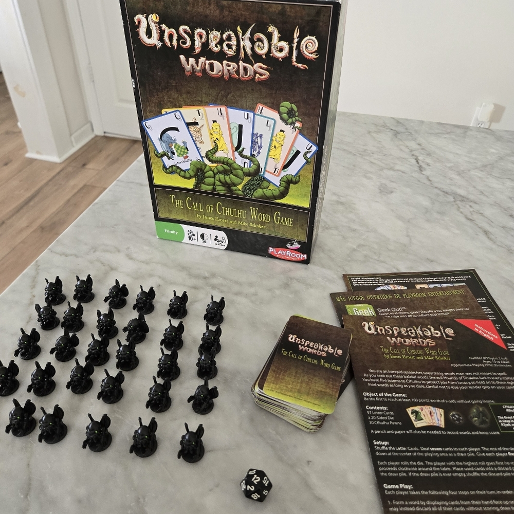 Unspeakable Words: The Call Of Cthulhu Word Game Card Game 2013
